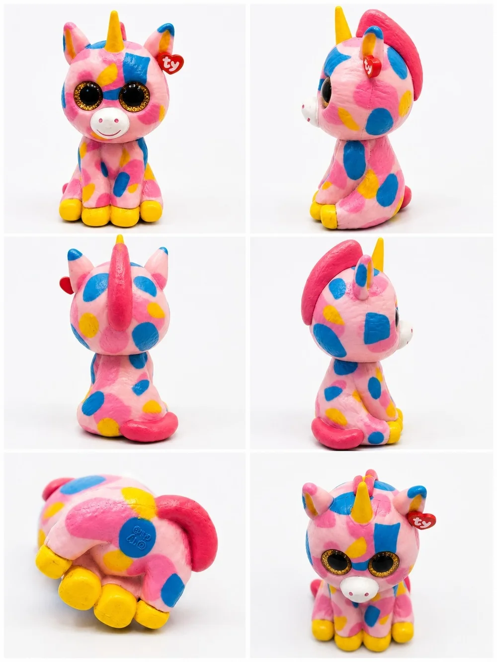 Adorable TY Beanie Boos Gilda the Unicorn collectible PVC figure